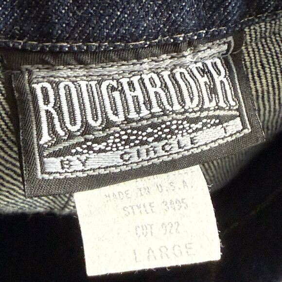 Vintage Roughrider Circle T Jacket Women Large Aztec Tapestry Southwest Fringe - Picture 10 of 12